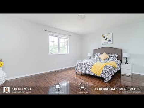 Home for sale at 54 Sunnybrook Crescent, Brampton, ON L7A 2K2