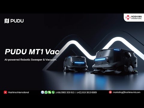 PUDU MT1 VAC – AI-Powered Robotic Sweeper & Vacuum | Hoshima International