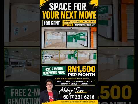 🔥 AFFORDABLE BUSINESS SPACE FOR RENT @ 1BORNEO HYPERMALL 🔥 video