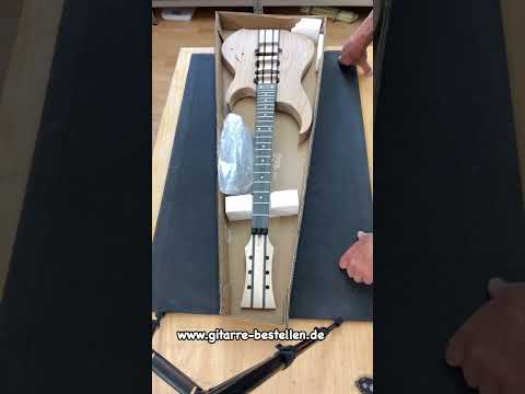 E Gitarren Bausatz Guitar DIY Kit through neck