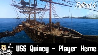 Fallout 4 Mod Showcase - USS Quincy - Minuteman Player Home