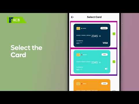 How to Link Your Card on the New KCB App