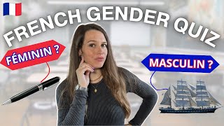 Masculin 🚹 ou Féminin 🚺 en français ? Test sur 100 mots du quotidien.
