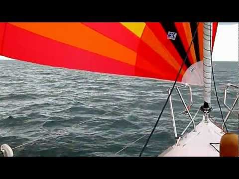 Segelferien 2012, unter Gennaker Kurs Kopenhagen