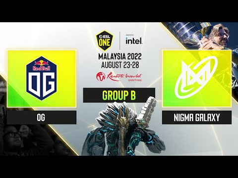 Dota2 - OG vs Nigma Galaxy - Game 1 - ESL One - Malaysia 2022 - Group B