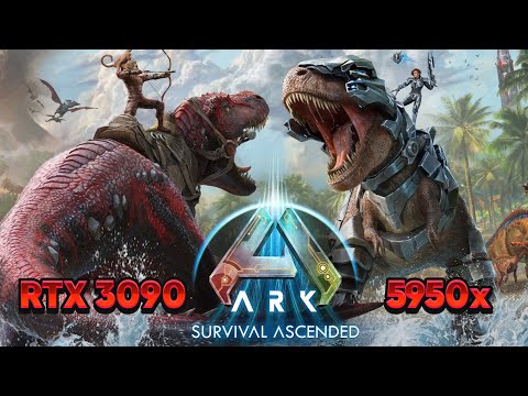 ARK Survival Ascended RTX3090 Ryzen 5950x 1440p BENCHMARK Epic Settings