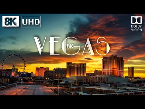 Las Vegas 🇺🇲 8K VIDEO ULTRA HD 60FPS | Las Vegas 8K HDR