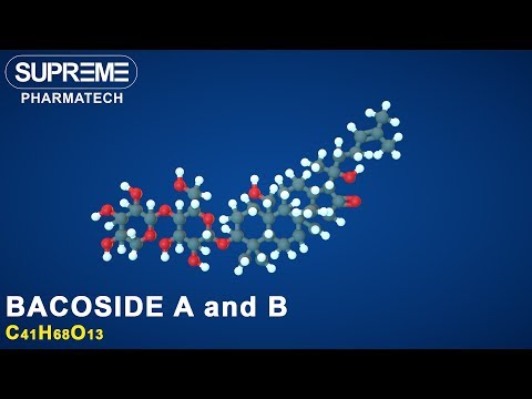 Bacoside A and B | C41H68O13 | 3D molecule