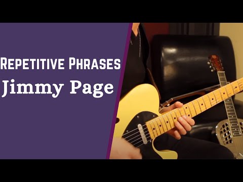 Killer Repetitive Phrases in the Style of Jimmy Page - Lead Guitar Lesson on Classic Licks