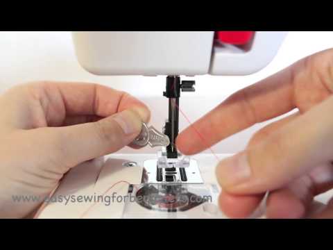 Setting Up Your Elna Mini or Janome Sew Mini   Threading the Top Part of the Machine