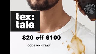 Textale Clothing that Repels Liquids. You should see this!