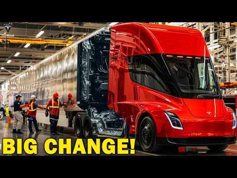It Happened! Elon Musk LEAKED 2025 Tesla Semi Mass Production, New