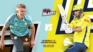 LIVE T20 Cricket - Surrey vs Hampshire - Vitality T20 Blast