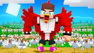 JJ BUFF Chicken and 1000 ARMY?! - Maizen Minecraft Animation