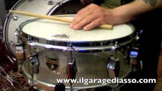 Video thumbnail for Fibes Crystalite Acrylic Shell snare by Garagediasso