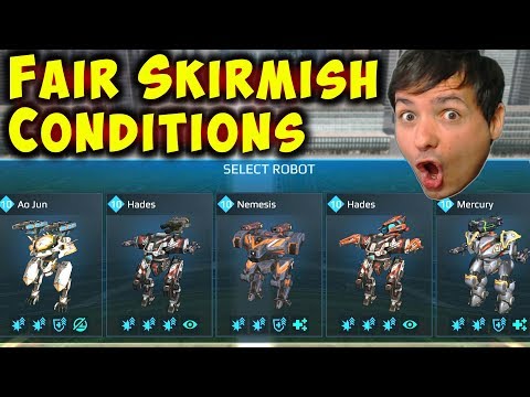 The Most Fair Battles in War Robots - WR Skirmish Fun Gameplay