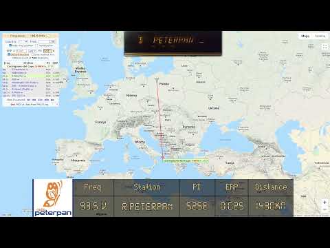 [FM DX] Radio PeterPan 93.5 | Italy - Poland | Sporadic-E