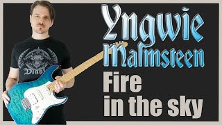 Yngwie J. Malmsteen - Fire in the sky (Guitar Cover HD)