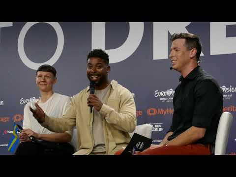 John Lundvik - Too Late For Love (Live @ Press Conference Tel Aviv)