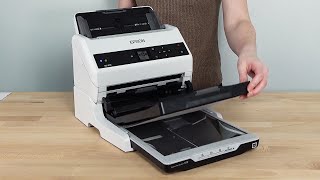 Using Your Epson Scanner with the Flatbed Scanner Dock