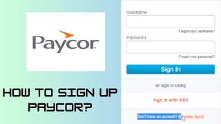 How to Sign Up Paycor Paycor.com Registration Tutorial