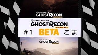 #１【ゴーストリコンワイルドランズ】PS4版オープンβ！オープンワールドTPS・FPSこのゲーム最高かよ！【Tom Clancy's Ghost Recon Wildlands】