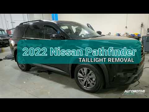 2022 Nissan Pathfinder Taillight Removal