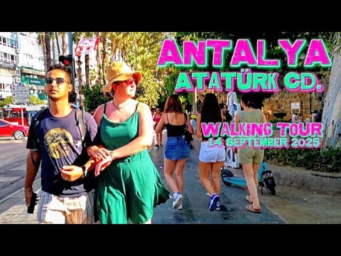 Atatürk Street: A Walk Through Antalya's Heart 13 Sep 2025 #antalya #walkingtour #travel #türkiye