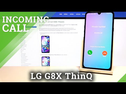 LG G8X ThinQ - All Available Call Options & Default Ringtone Presentation
