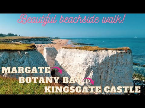 ಬೀಚ್ ಪಕ್ಕ ಒಂದೊಳ್ಳೇ ವಾಕ್ 🌊 Margate, Botany Bay and Kingsgate castle! Awesome walk by beach 🏖️
