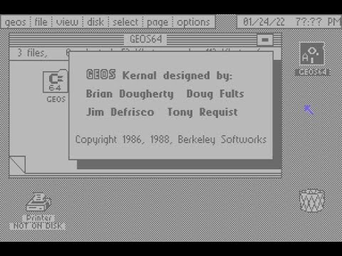 Commodore C-64 | GEOS 64 | Der erste Eindruck von GEOS 64 2.0