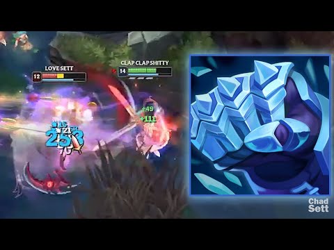 When Gwen buy Iceborn Gauntlet..