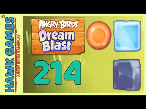 Angry Birds Dream Blast Level 214 - Walkthrough, No Boosters