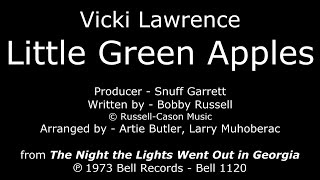 Little Green Apples [1973 SIDE-B SINGLE] Vicki Lawrence - "The Night the Lights Went Out..." LP