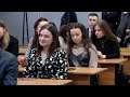 Вручение дипломов выпускникам магистратуры юридического факультета ЯрГУ