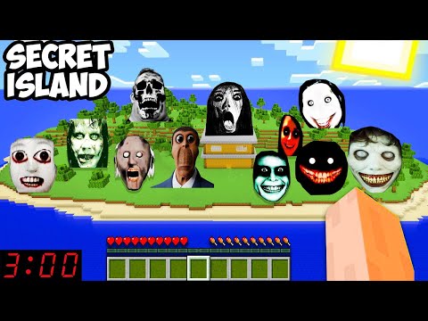 SURVIVAL ISLAND WITH 100 NEXTBOT in Minecraft NEXTBOTS