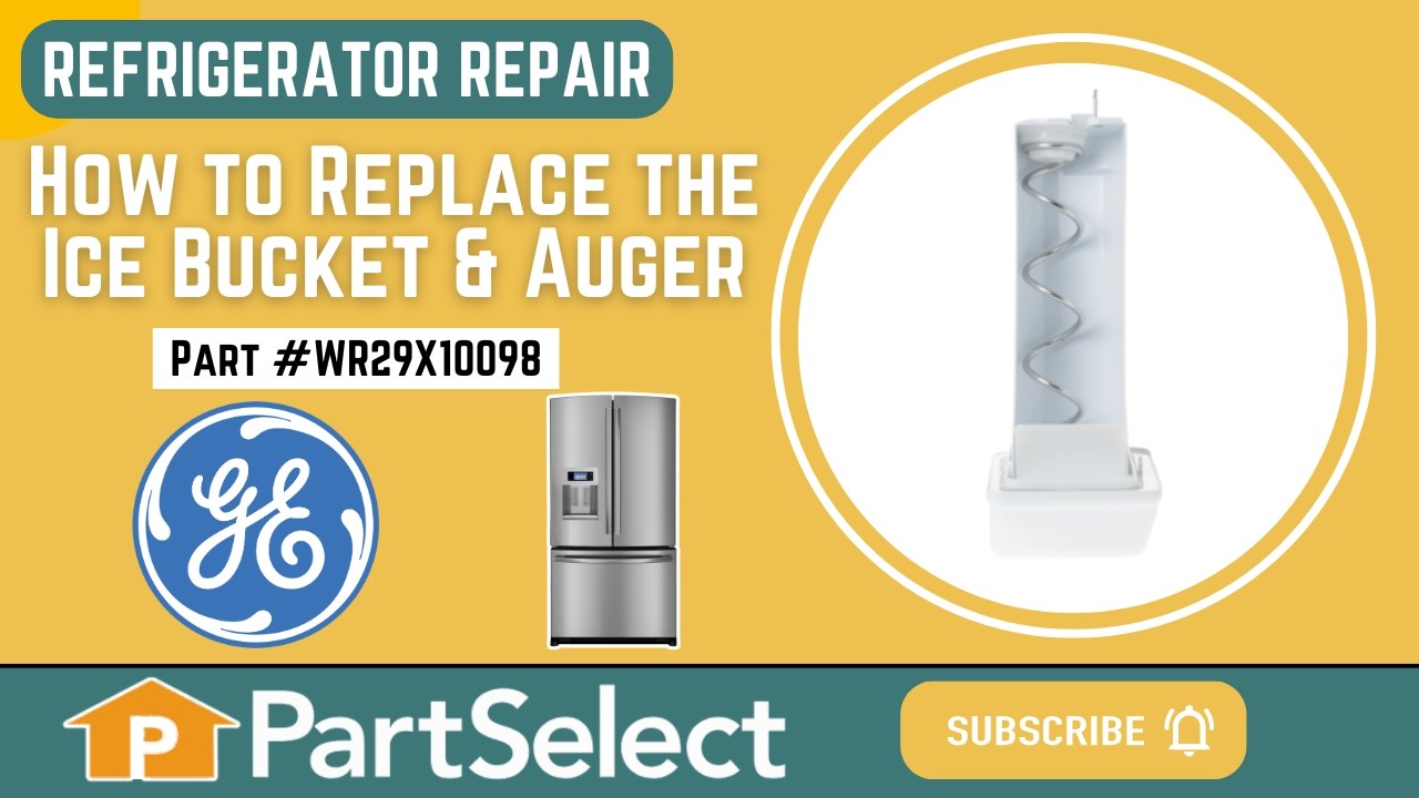 Replacing the Ice Bucket and Auger Assembly