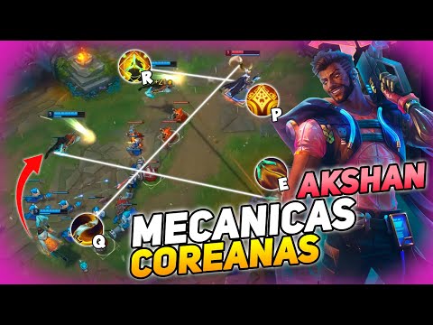 ASÍ DESTRUYEN CON AKSHAN EN CHALLENGER COREA (TRUCOS & TIPS)  😱