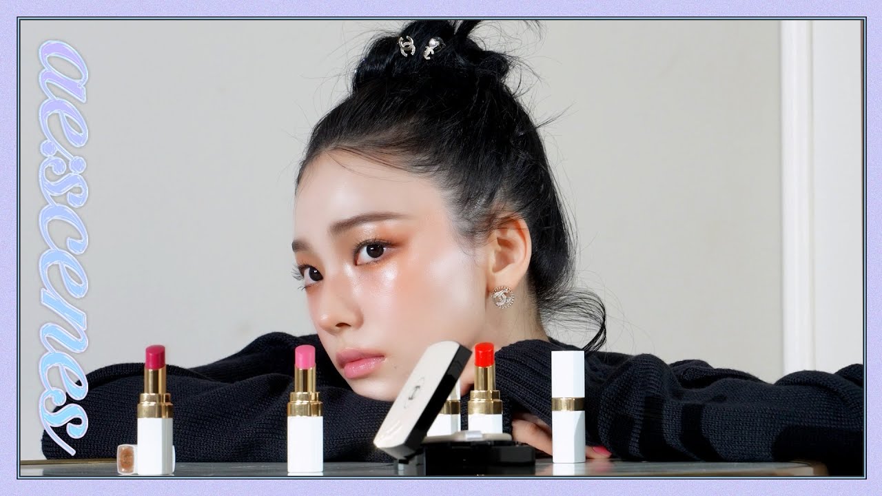[ae:scenes] 머리가 엄청 귀여워요🥰 | 에스파 카리나 샤넬 뷰티 비하인드 (aespa KARINA CHANEL BEAUTY Behind)