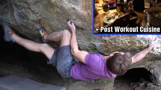 Attacking a new Boulder + Cooking Delicious Food | Textbook Vlog