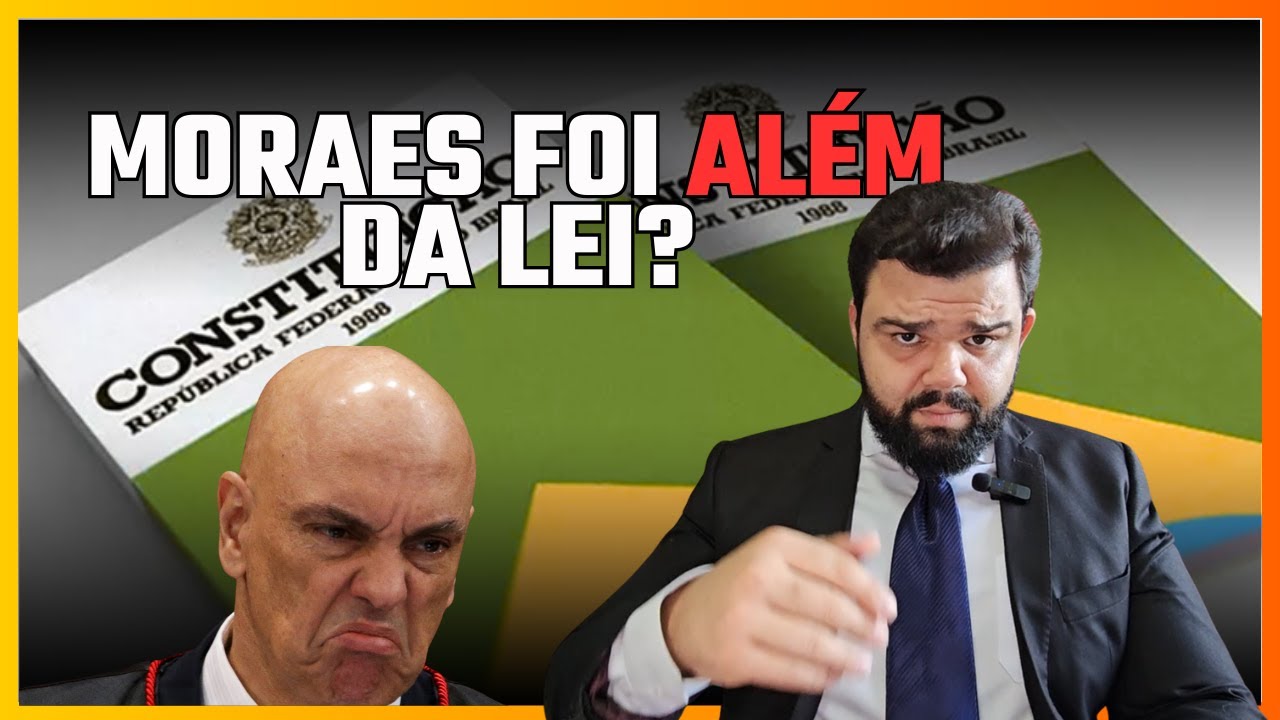 ⚖️ Moraes foi além da lei? Entenda as 3 principais críticas jurídicas ao ministro do STF