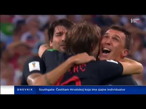 HRT Tribute to Croatia Win vs England in World Cup Semi-final