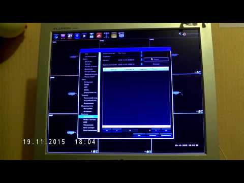 демонстрация#1 меню mini 2 NVR N6200-8EL