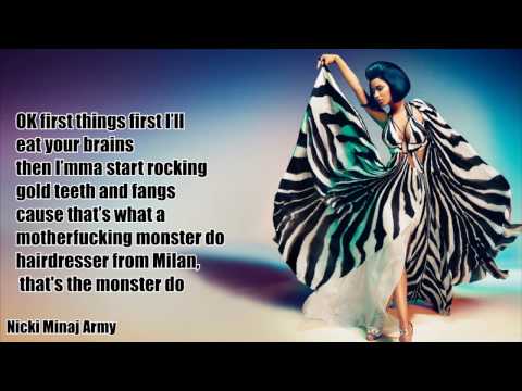 Nicki Minaj - Monster (Lyrics)