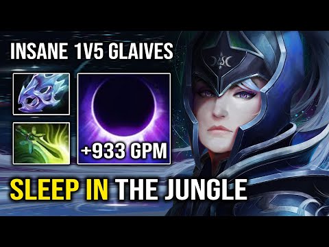 SLEEP IN THE JUNGLE +420 Attack Speed Moon Shard Butterfly Luna 100% Overpower Glaives Dota 2
