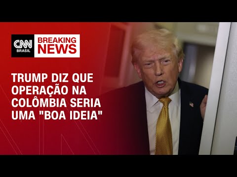 Trump diz que operação na Colômbia seria uma 