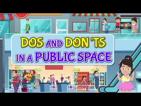 Do's And Don’ts In A Public Place | KooBoo Productions | English Kids Learning | KooBoo