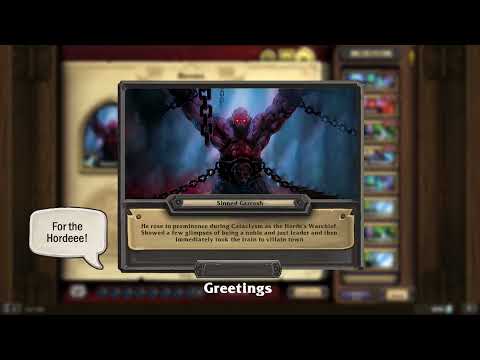 Sinned Garrosh - Fanmade Hearthstone Hero Portrait