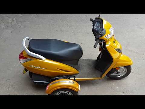 Scooter for handicapped person
