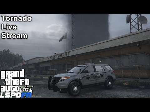 GTA 5 LSPDFR Police Mod 287 | Live Stream | Tornado Hits Blaine County